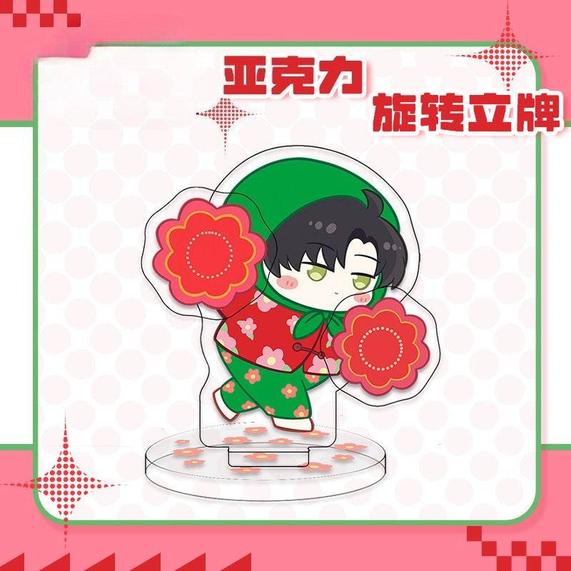 LaDS Chibi Acrylic Rotating Standee - Anime Doujin Merchandise Desktop Decoration - merrys