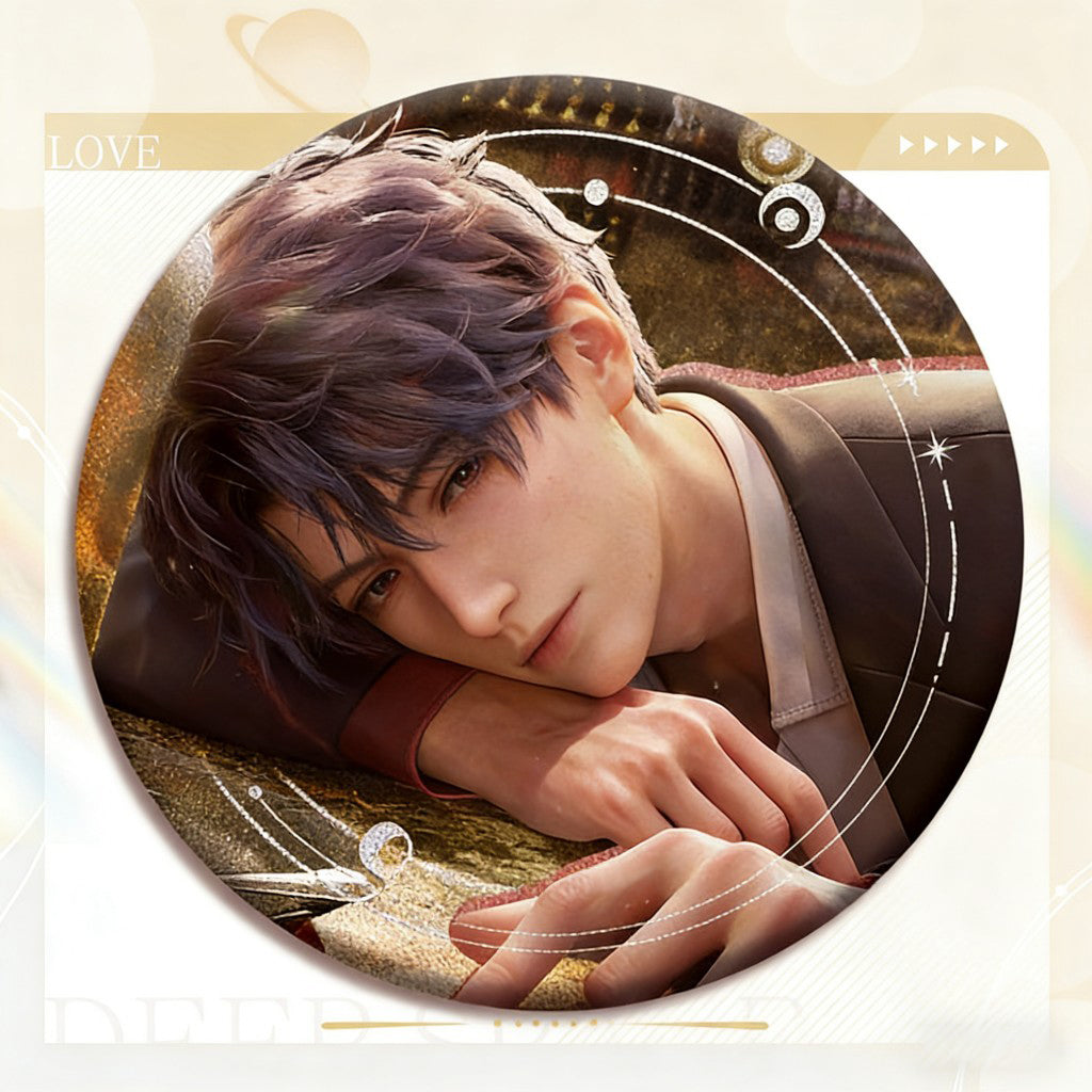 LaDS Double Flash Badge - 75mm 58mm Tinplate Anime Game Merchandise - merrys