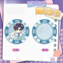 LaDS Acrylic Chip Coin 201-250 - Sandwich Double-Sided High-Definition Pattern Anime Game Merchandise - merrys