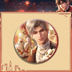 LaDS Double Flash Badge 143-196 - Diameter 75mm 58mm Tinplate Anime Merchandise - merrys