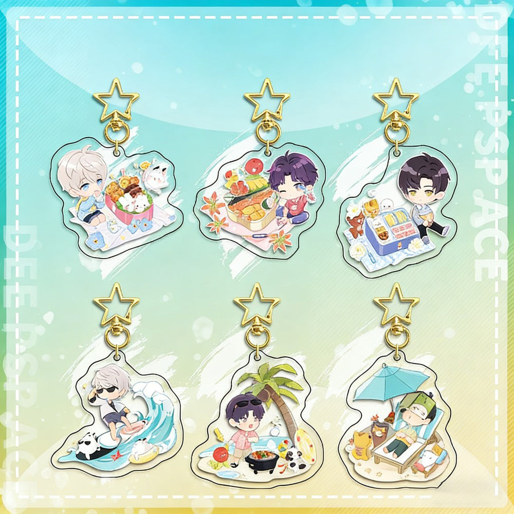 LaDS Chibi Keychain Star Buckle Charm - Rafayel, Xavier Merchandise - merrys