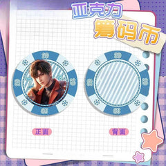 LaDS Acrylic Chip Coin 201-250 - Sandwich Double-Sided High-Definition Pattern Anime Game Merchandise - merrys