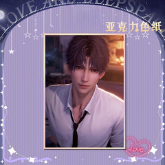 LaDS Acrylic Art Card 116-178 Large Size Holographic Edge 20.5*14.5cm Anime Merchandise - merrys