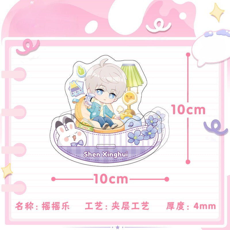 LaDS Shaker 5-8 Acrylic Bobblehead - High-Def Printing Sandwich Craft Decompression Toy - merrys