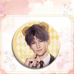 LaDS Double Flash Badge 143-196 - Diameter 75mm 58mm Tinplate Anime Merchandise - merrys