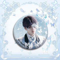 LaDS Double Flash Badge 135-138 - Diameter 75mm 58mm Tinplate Anime Merchandise Badge - merrys