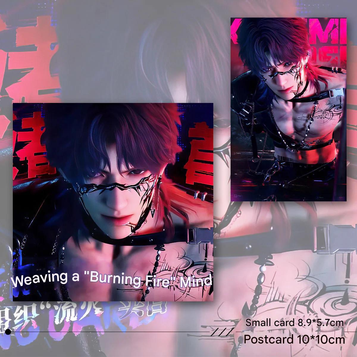 Artist-Authorized Lads No Escape Tomorrow Series Rafayel Holographic Laser Tickets, Keychains & Badges