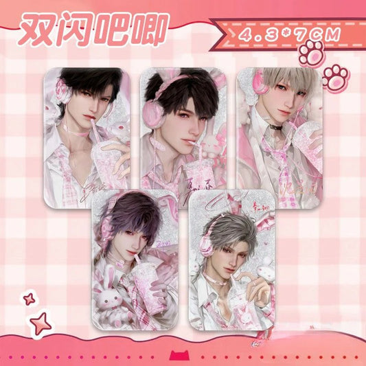 Lads Artist-Authorized Cherry Pink Series Badge