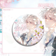 LaDS Original Four Seasons Movement Double Flash Badge - 75mm 58mm PET Badge Game Merchandise - merrys