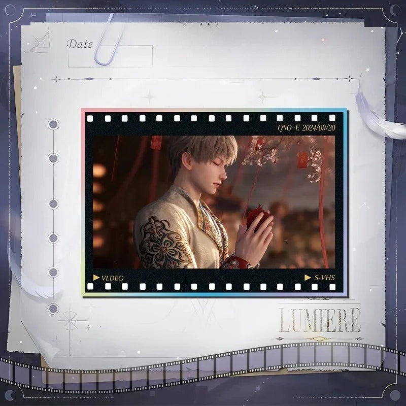 LaDS Acrylic Art Card 38-52 - Large Size 20.5*14.5cm with Holographic Edge Anime Game Merchandise - merrys