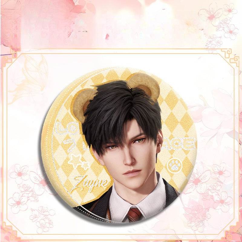 LaDS Double Flash Badge 143-196 - Diameter 75mm 58mm Tinplate Anime Merchandise - merrys