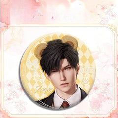 LaDS Double Flash Badge 143-196 - Diameter 75mm 58mm Tinplate Anime Merchandise - merrys