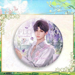 LaDS Double Flash Badge 192-196 - PET Material, 75mm 58mm Tinplate Anime Merchandise - merrys