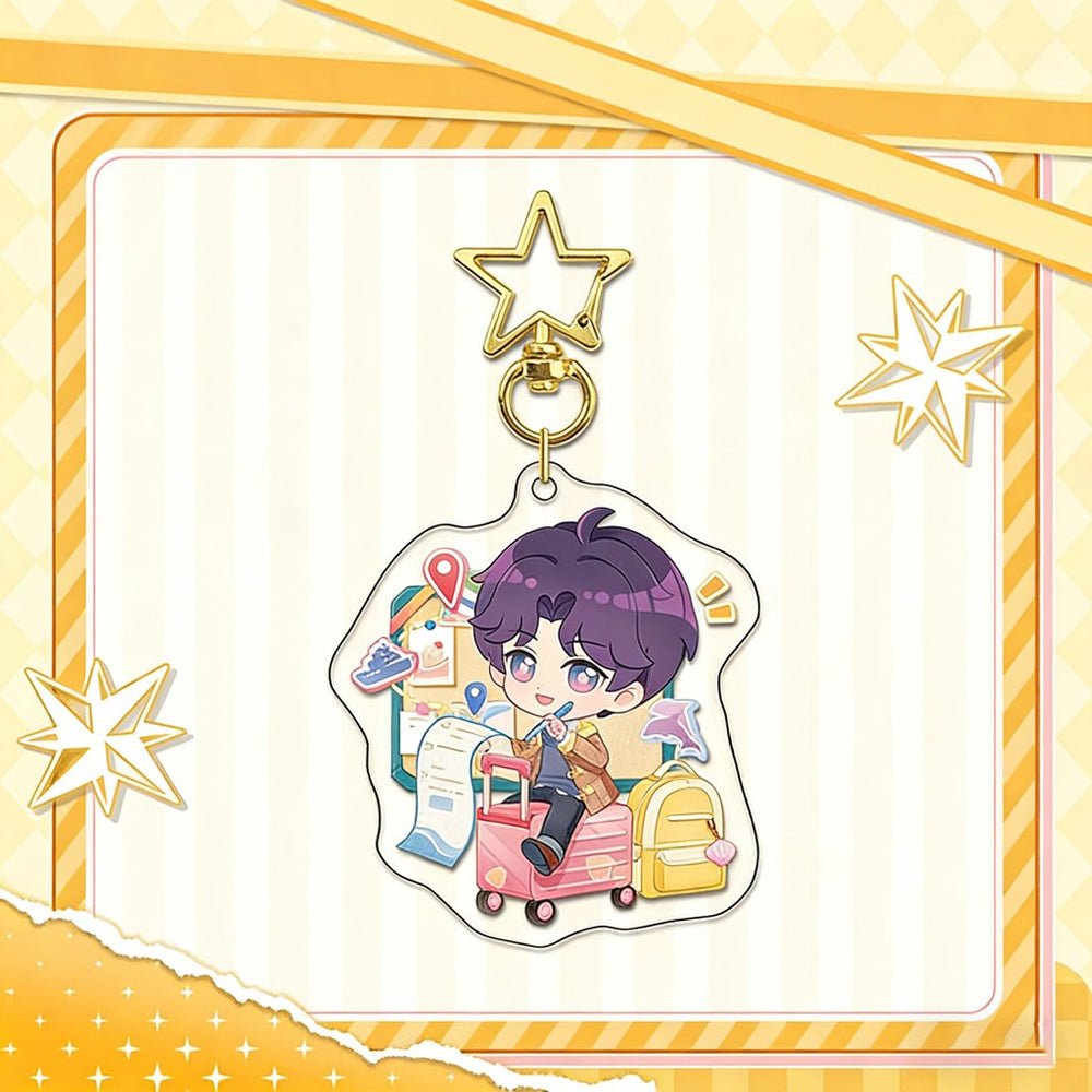LaDS Chibi Keychain Star Buckle Charm - Rafayel, Xavier Merchandise - merrys