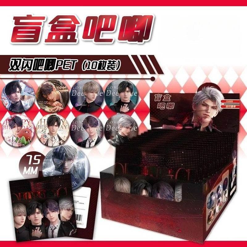 LaDS Blind Box Badge - Full Series 75mm PET Double Flash Tinplate Badge, 10 Pieces per Box - merrys