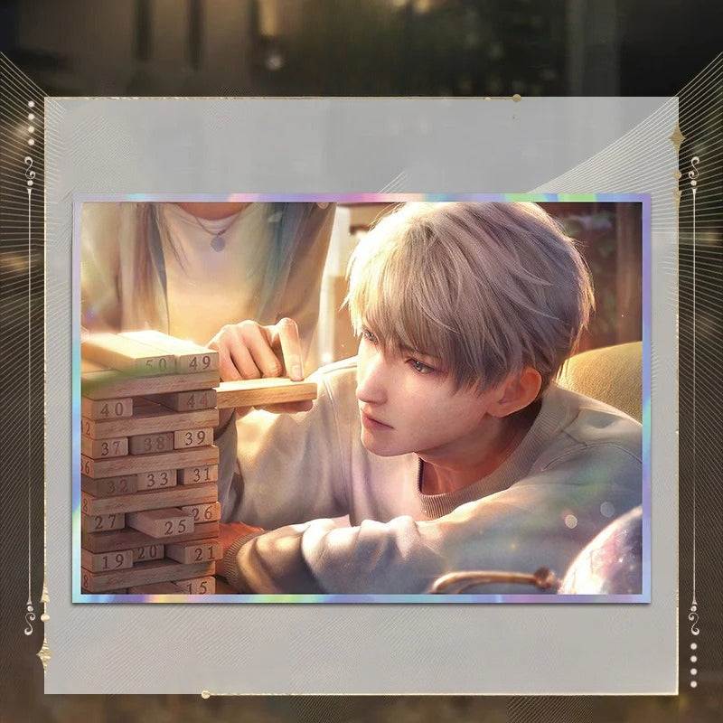 LaDS Acrylic Double Flash Art Card High-Definition Printing Anime Mobile Game Merchandise - merrys