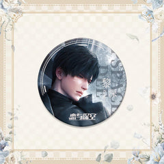 LaDS Double Flash Badge 1-64 - 75mm 58mm Tinplate Anime Merchandise - merrys