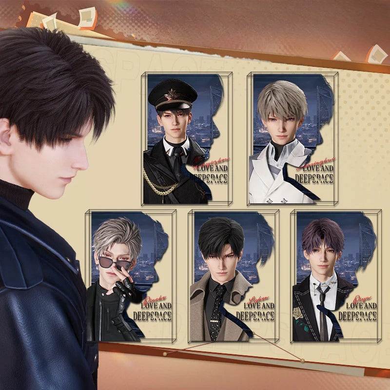 LaDS New Acrylic Card Brick - High-Definition Printing Double-Sided Pattern Doujin Anime Desktop Decoration - merrys