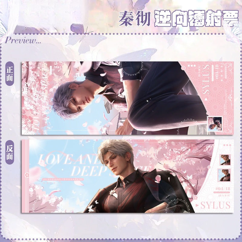 LaDS Reverse Holographic Ticket High-Definition Printing Zayne, Xavier, Rafayel Merchandise - merrys