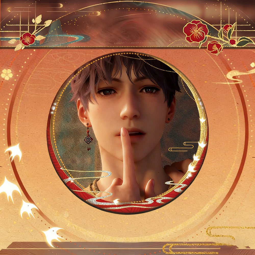 LaDS Double Flash Badge - 75mm 58mm Tinplate Anime Game Merchandise - merrys