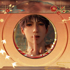 LaDS Double Flash Badge - 75mm 58mm Tinplate Anime Game Merchandise - merrys