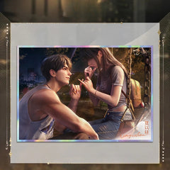 LaDS Acrylic Double Flash Art Card High-Definition Printing Anime Mobile Game Merchandise - merrys