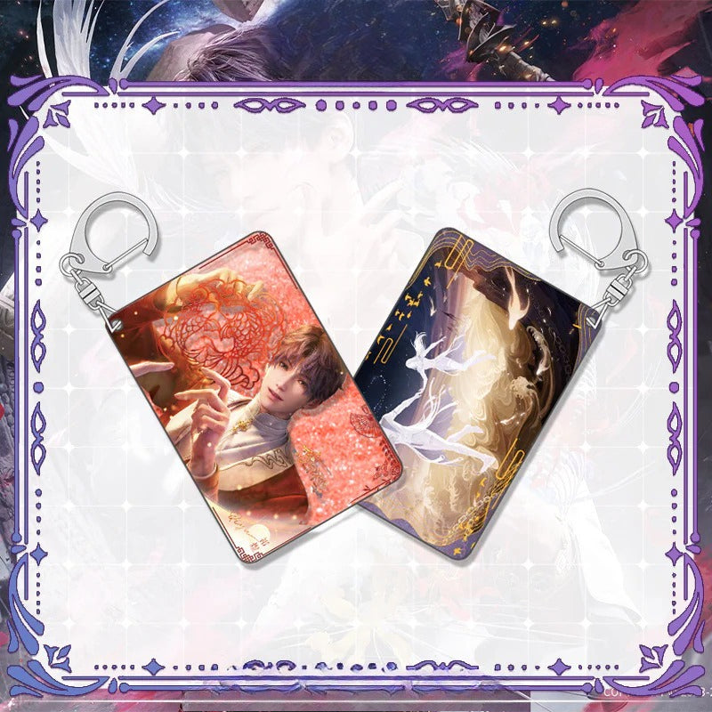 LaDS Shaker Mahjong Charm Keychain - Zayne, Rafayel, Xavier Anime Merch - merrys