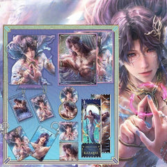 LaDS Rafayel Lemuria Sea God Series - Acrylic Sandwich Standee, Art Card, Quicksand Keychain - merrys