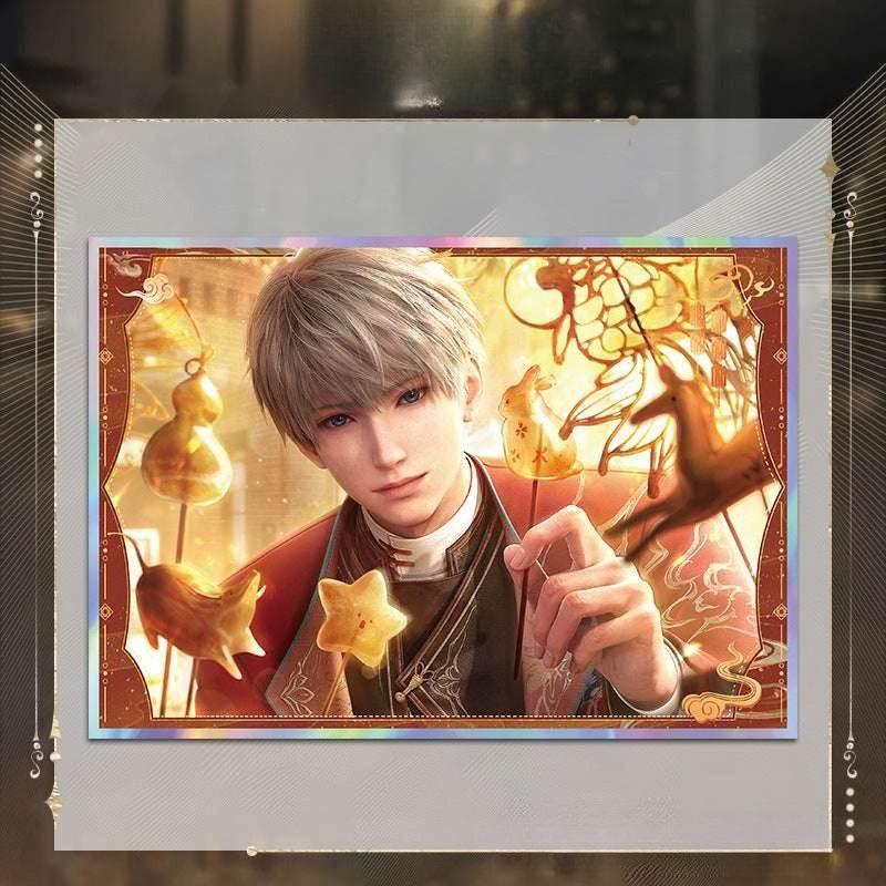 LaDS Acrylic Double Flash Art Card High-Definition Printing Anime Mobile Game Merchandise - merrys