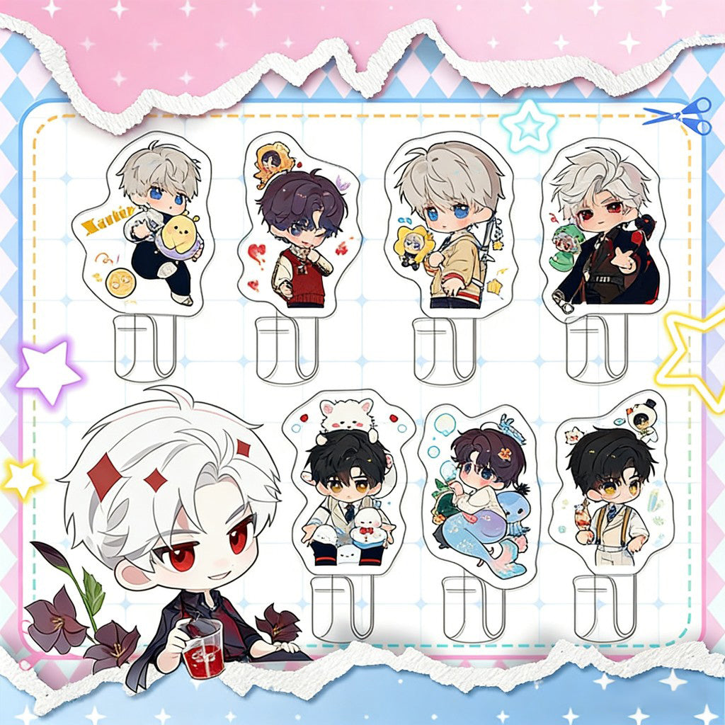 LaDS Chibi Acrylic Hook - High-Definition Printing Sandwich Craft Anime Merchandise - merrys