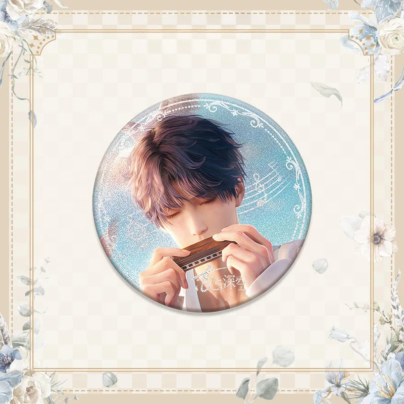 LaDS Double Flash Badge 1-64 - 75mm 58mm Tinplate Anime Merchandise - merrys