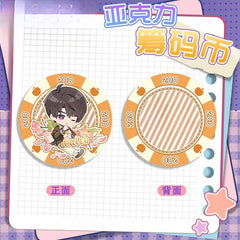 LaDS Acrylic Chip Coin 201-250 - Sandwich Double-Sided High-Definition Pattern Anime Game Merchandise - merrys