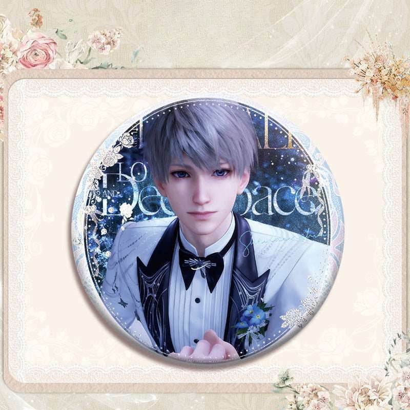 LaDS Wedding Card Series Double Flash Badge 197-206 Full Set 75mm 58mm Tinplate Anime Merchandise - merrys