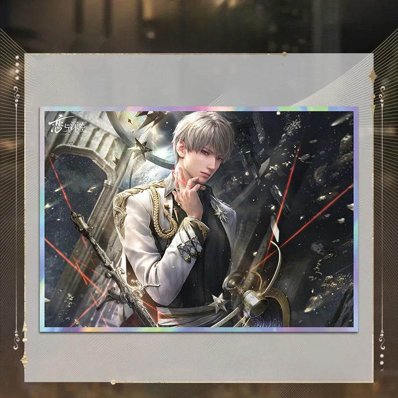 LaDS Acrylic Double Flash Art Card High-Definition Printing Anime Mobile Game Merchandise - merrys