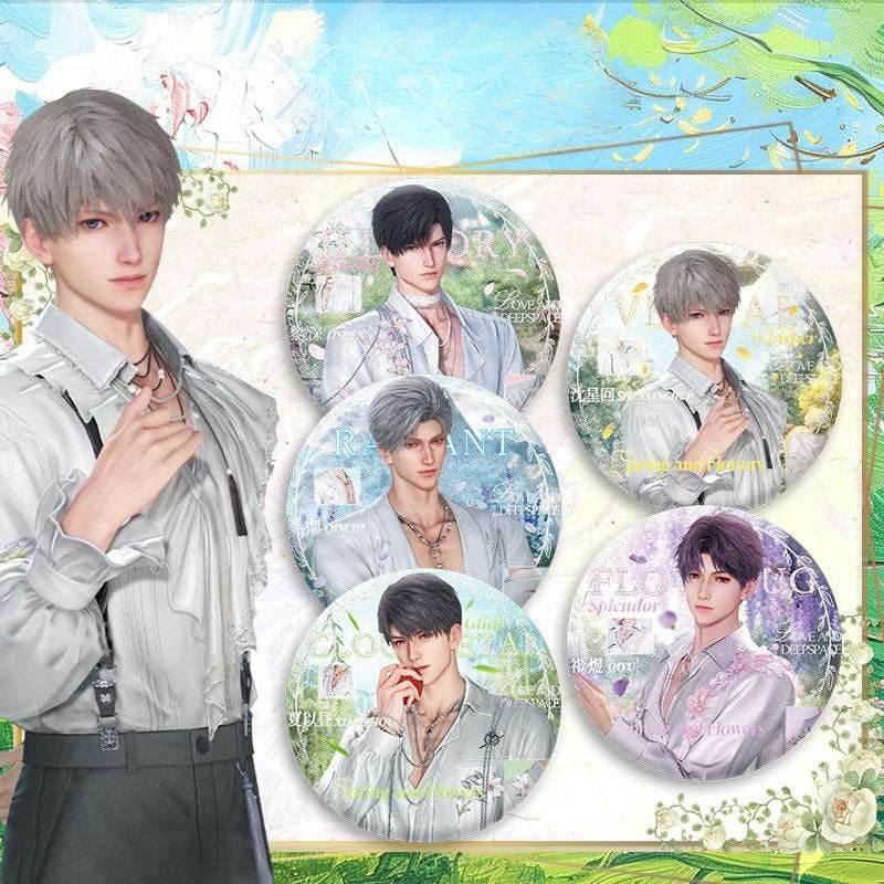 LaDS Double Flash Badge 192-196 - PET Material, 75mm 58mm Tinplate Anime Merchandise - merrys