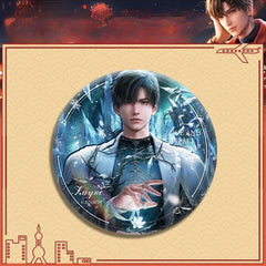 LaDS Double Flash Badge 143-196 - Diameter 75mm 58mm Tinplate Anime Merchandise - merrys