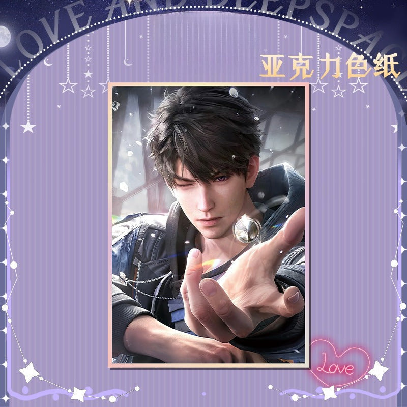 LaDS Acrylic Art Card 116-178 Large Size Holographic Edge 20.5*14.5cm Anime Merchandise - merrys