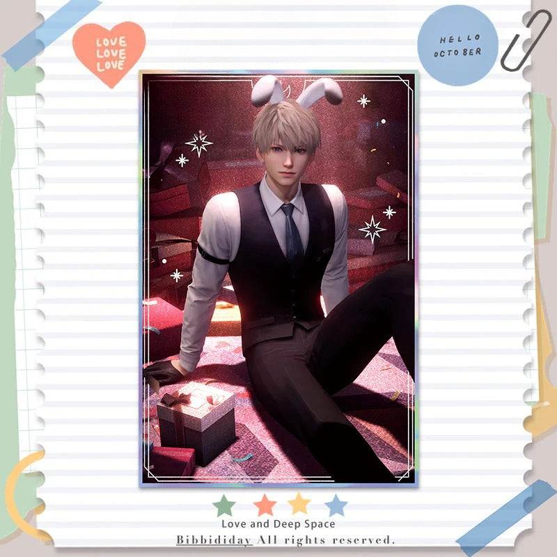 LaDS Series 501 Acrylic Double Flash Art Card - High-Definition Printing Anime Mobile Game Merchandise - merrys