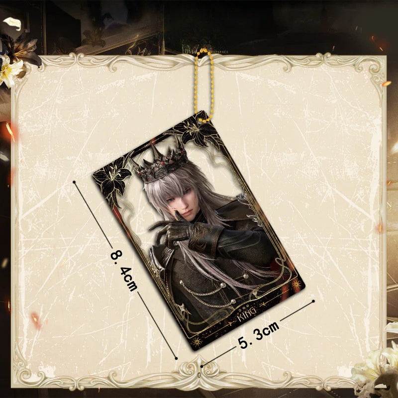 LaDS Xavier Falling Crown Series - Acrylic Sandwich Standee, Art Paper & Quicksand Keychain - merrys