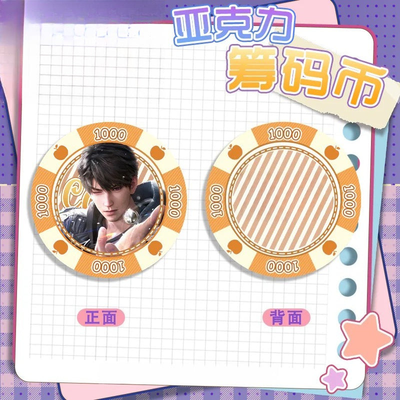 LaDS Acrylic Chip Coin 201-250 - Sandwich Double-Sided High-Definition Pattern Anime Game Merchandise - merrys