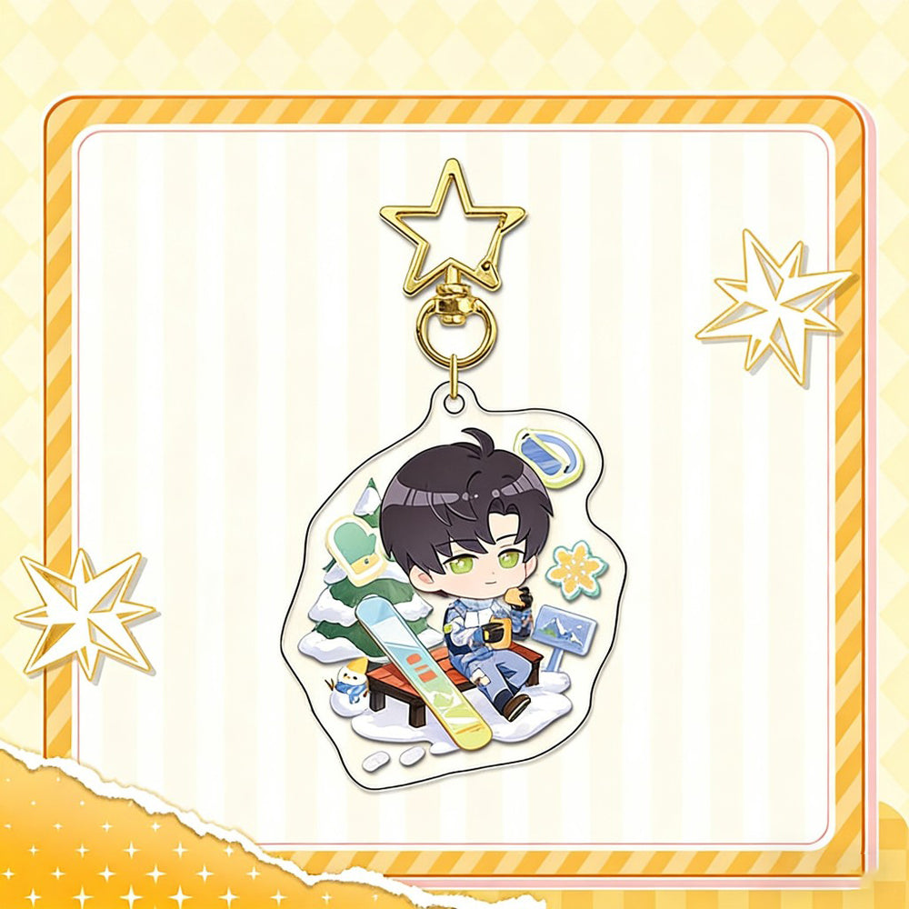 LaDS Chibi Keychain Star Buckle Charm - Rafayel, Xavier Merchandise - merrys