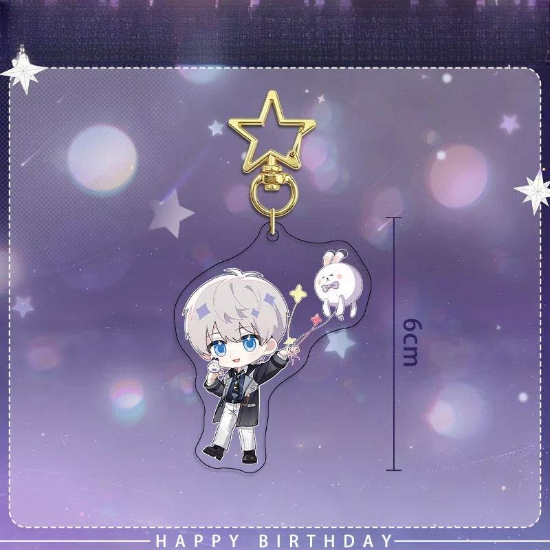 Xavier 2025 Birthday Series Merchandise - Combo Set of Sandwich Standee, Double Flash Badge, Art Card, Keychain - merrys