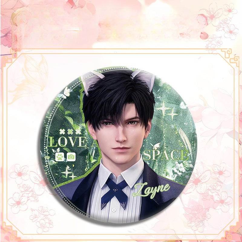 LaDS Double Flash Badge 143-196 - Diameter 75mm 58mm Tinplate Anime Merchandise - merrys