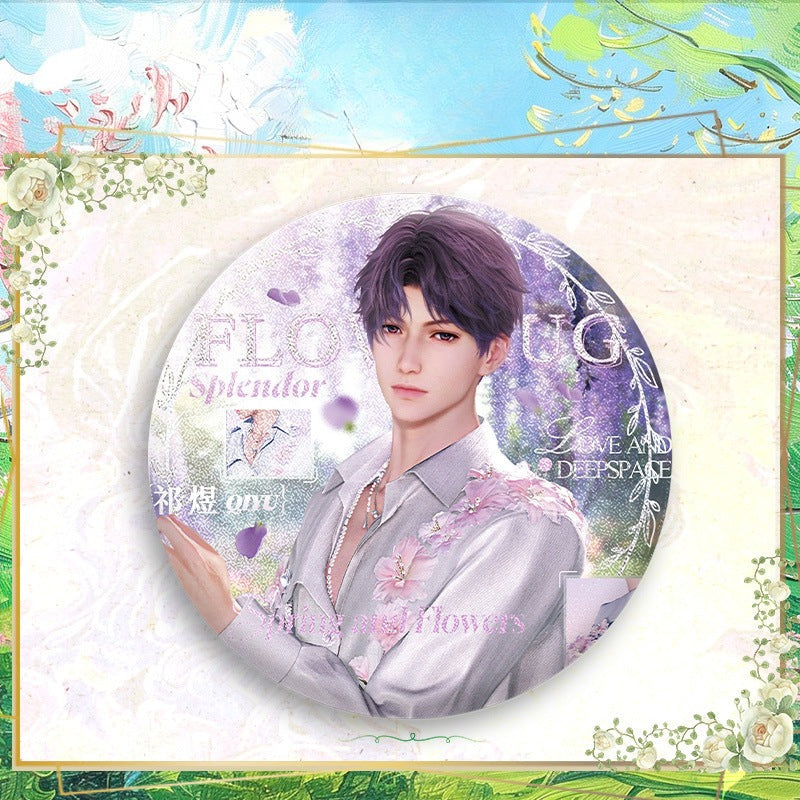 LaDS Double Flash Badge 143-196 - Diameter 75mm 58mm Tinplate Anime Merchandise - merrys