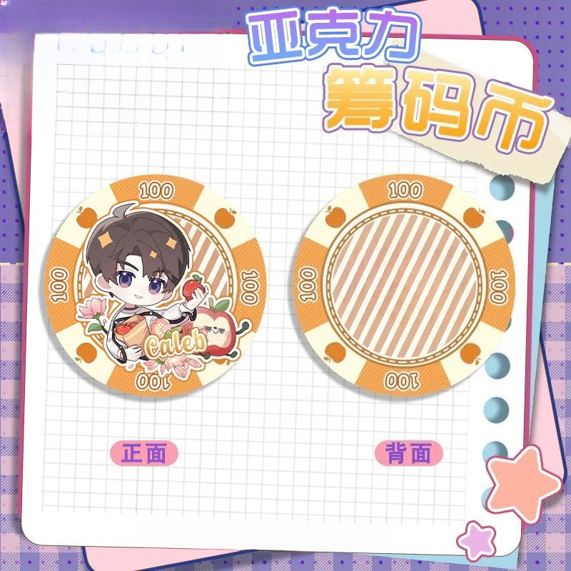 LaDS Acrylic Chip Coin 201-250 - Sandwich Double-Sided High-Definition Pattern Anime Game Merchandise - merrys