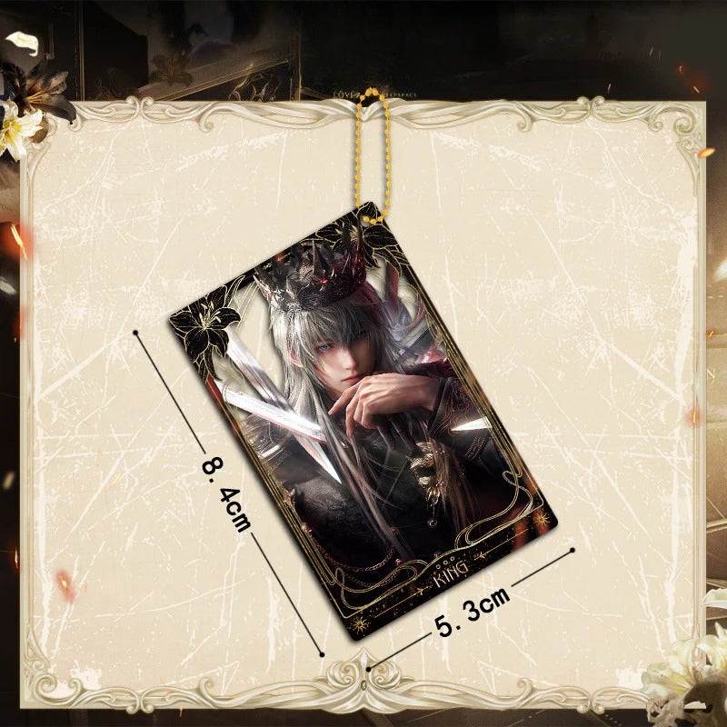 LaDS Xavier Falling Crown Series - Acrylic Sandwich Standee, Art Paper & Quicksand Keychain - merrys