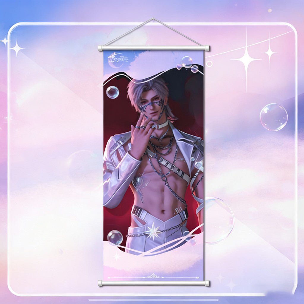 LaDS Premium Canvas Wall Scroll - Anime Game Merch - merrys