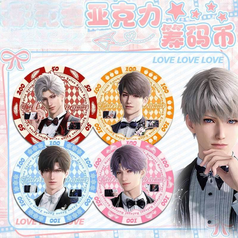 LaDS Acrylic Chip Coin 231-250 - Sandwich Double-Sided High-Definition Pattern Anime Game Merchandise - merrys