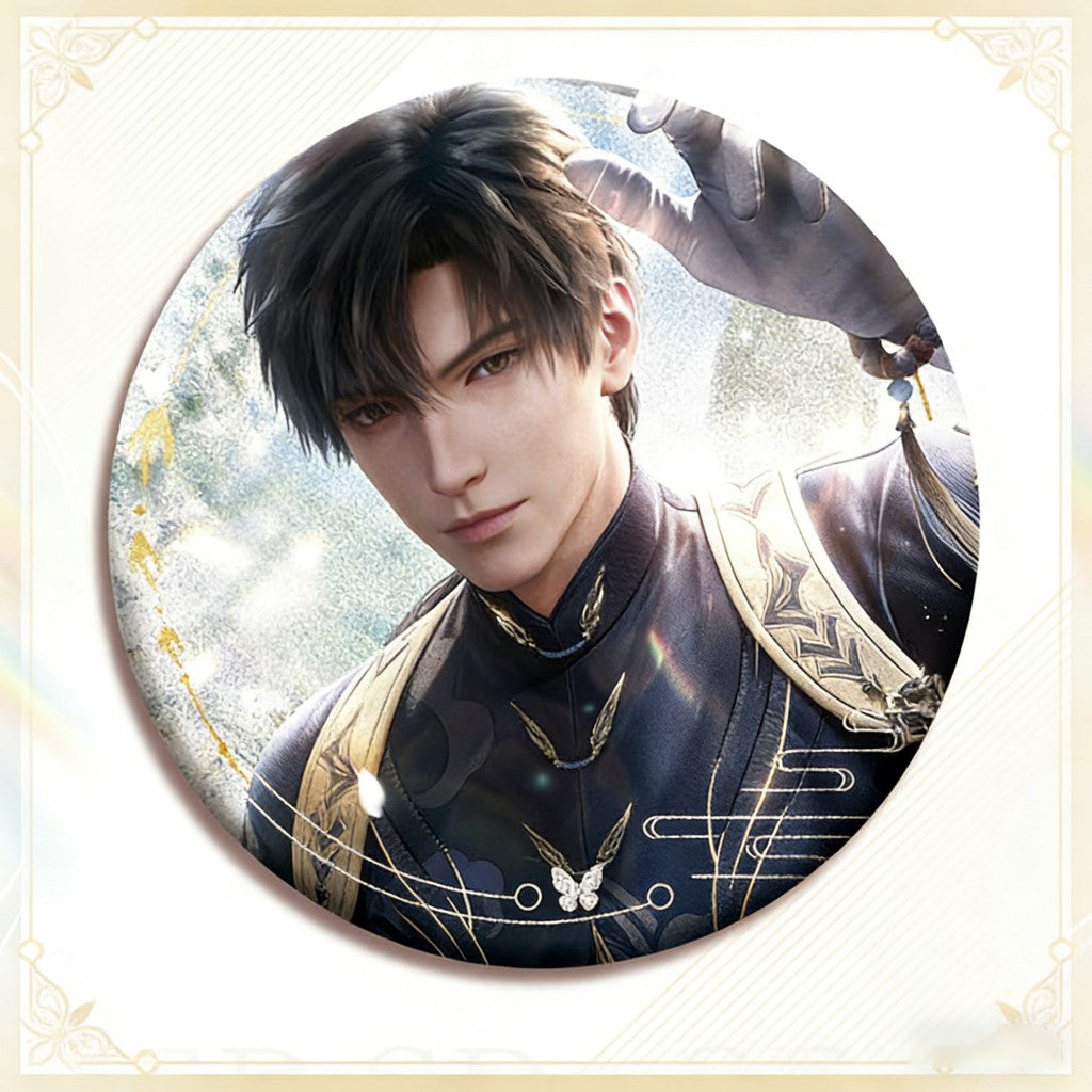 LaDS Double Flash Badge - 75mm 58mm Tinplate Anime Game Merchandise - merrys