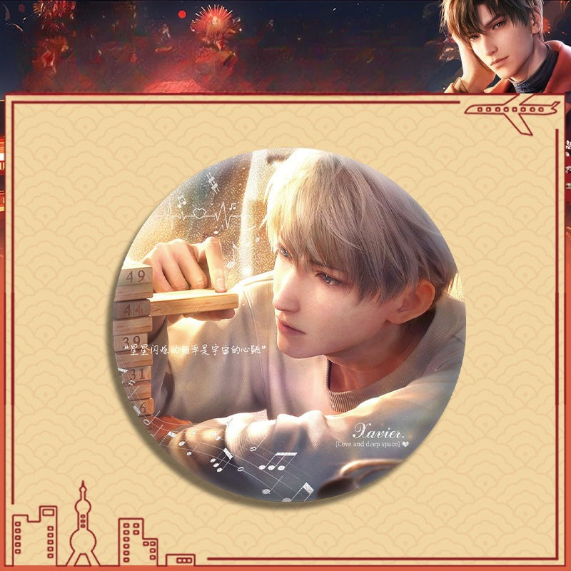 LaDS Double Flash Badge 143-196 - Diameter 75mm 58mm Tinplate Anime Merchandise - merrys